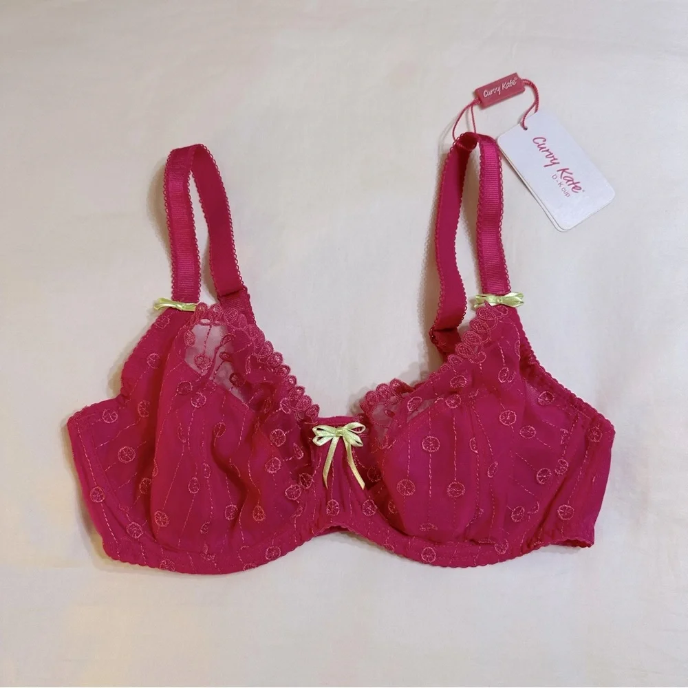 Curvy Kate Dreamcatcher Balcony Bra Rose Pink 32DD New Romantic